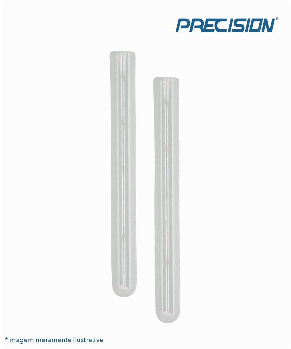 Tubo de vidro 15mmx100mm